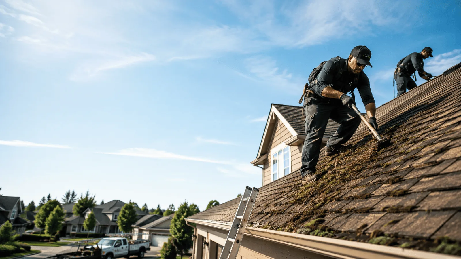 Roof Moss Removal in South Range, WI near me
